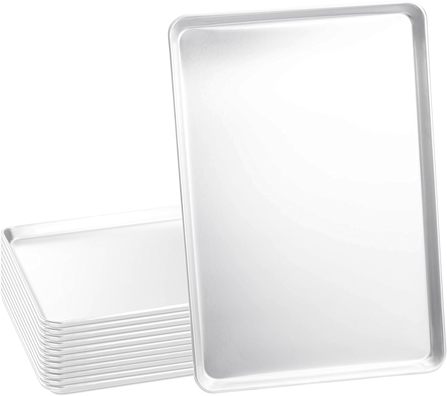 Kitchen Baking Sheets - Full Size Commercial Aluminum Baking Sheet