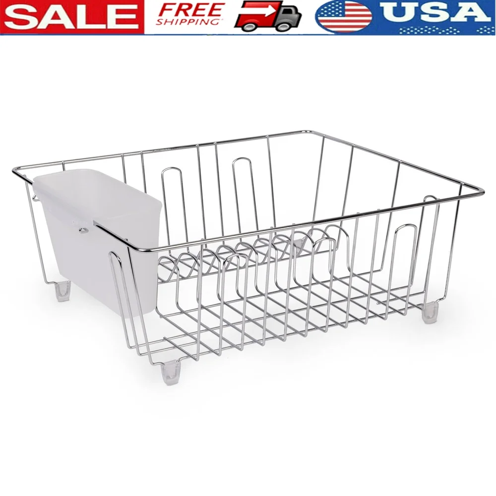 Kitchen Zo - Small Wire Dish Rack Kitchen Organizer
