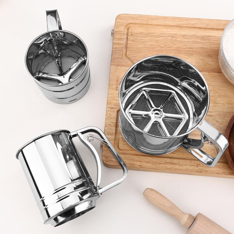 Stainless Steel Flour Sieve Cu - đánh giá và giá Baking Powder Kitchen