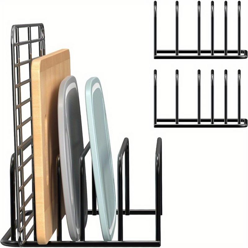 1Pc Cutting Board Organizer Ki - đánh giá và giá Kitchen Cabinet Baking Sheet Organizer