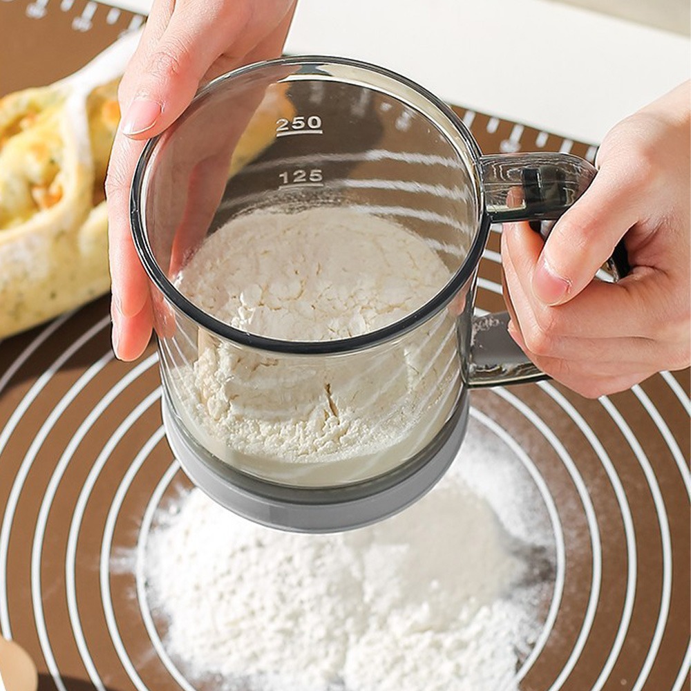 yesDouble Layer Flour Sifter M - đánh giá và giá Baking Powder Kitchen