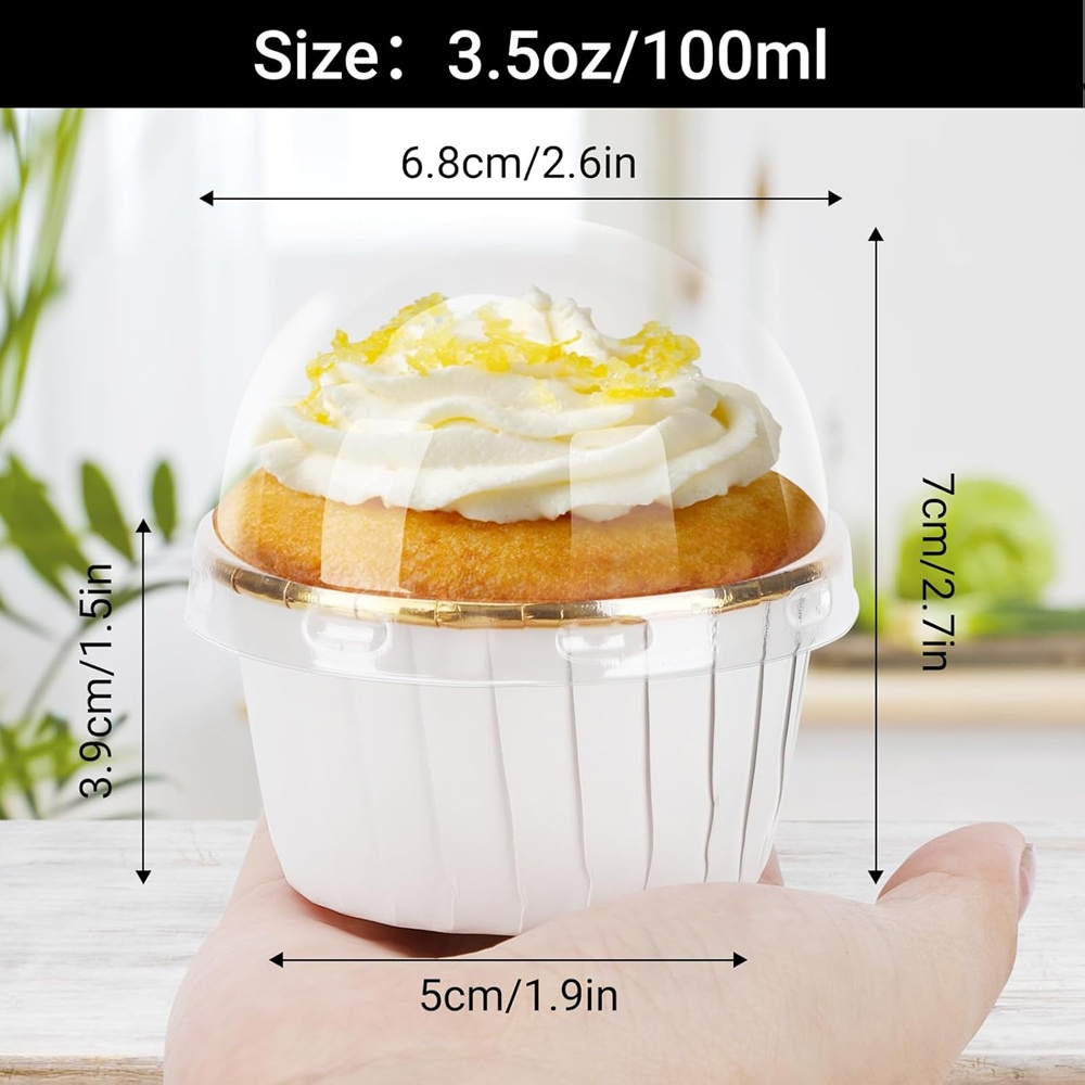 50 pcs Muffins Cup Paper Cupca - đánh giá và giá Kitchen Baking Tools