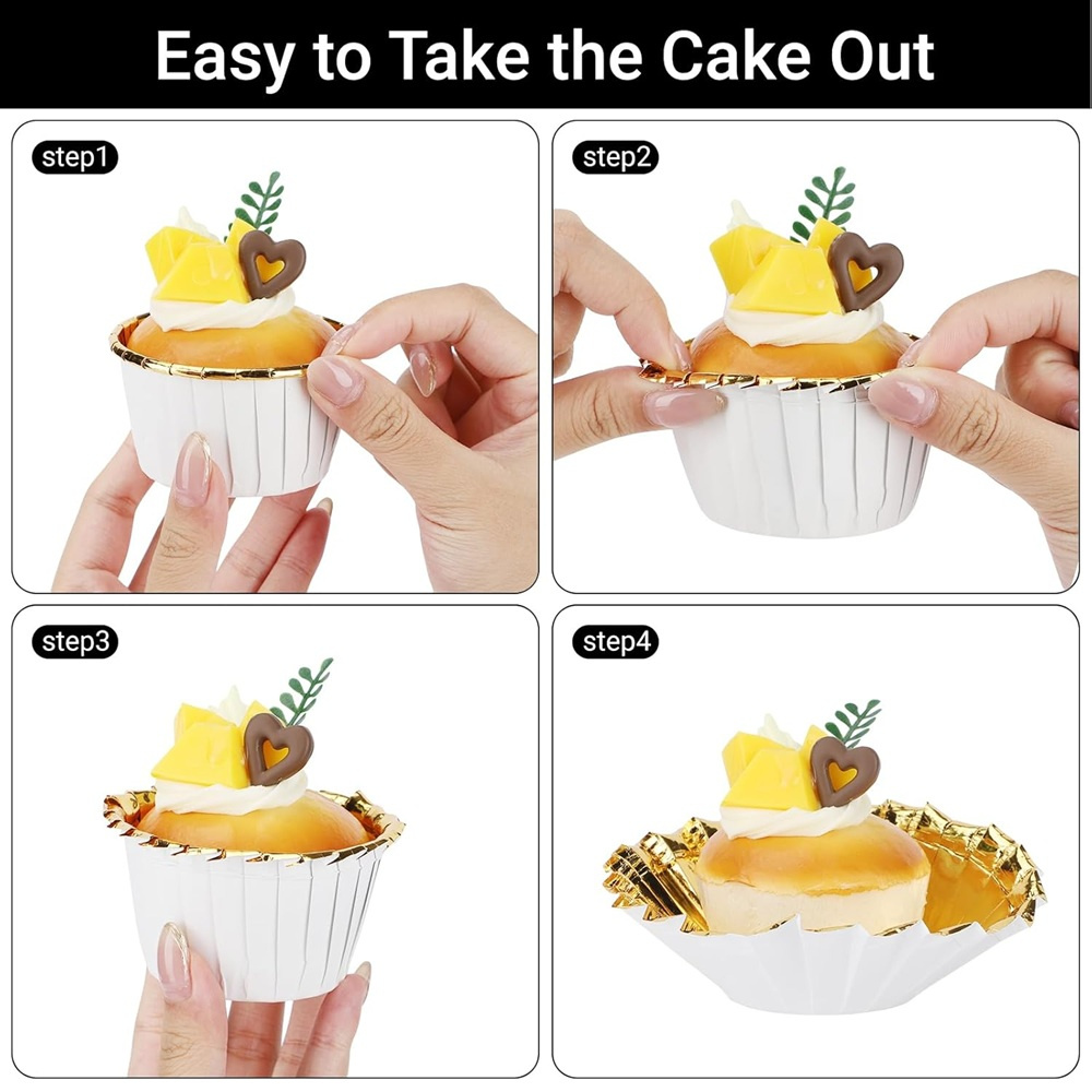 50 pcs Muffins Cup Paper Cupca - đánh giá và giá Kitchen Baking Tools