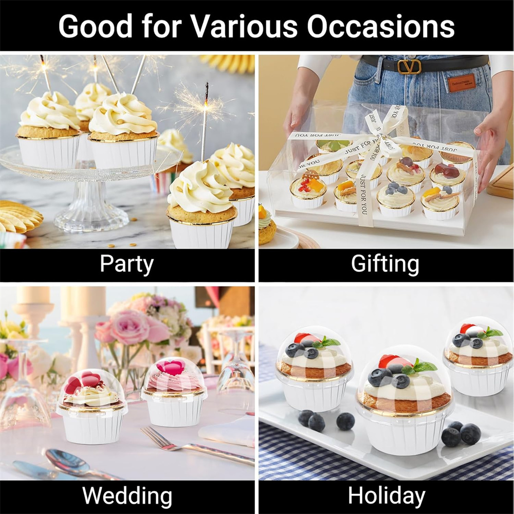 50 pcs Muffins Cup Paper Cupca - đánh giá và giá Kitchen Baking Tools