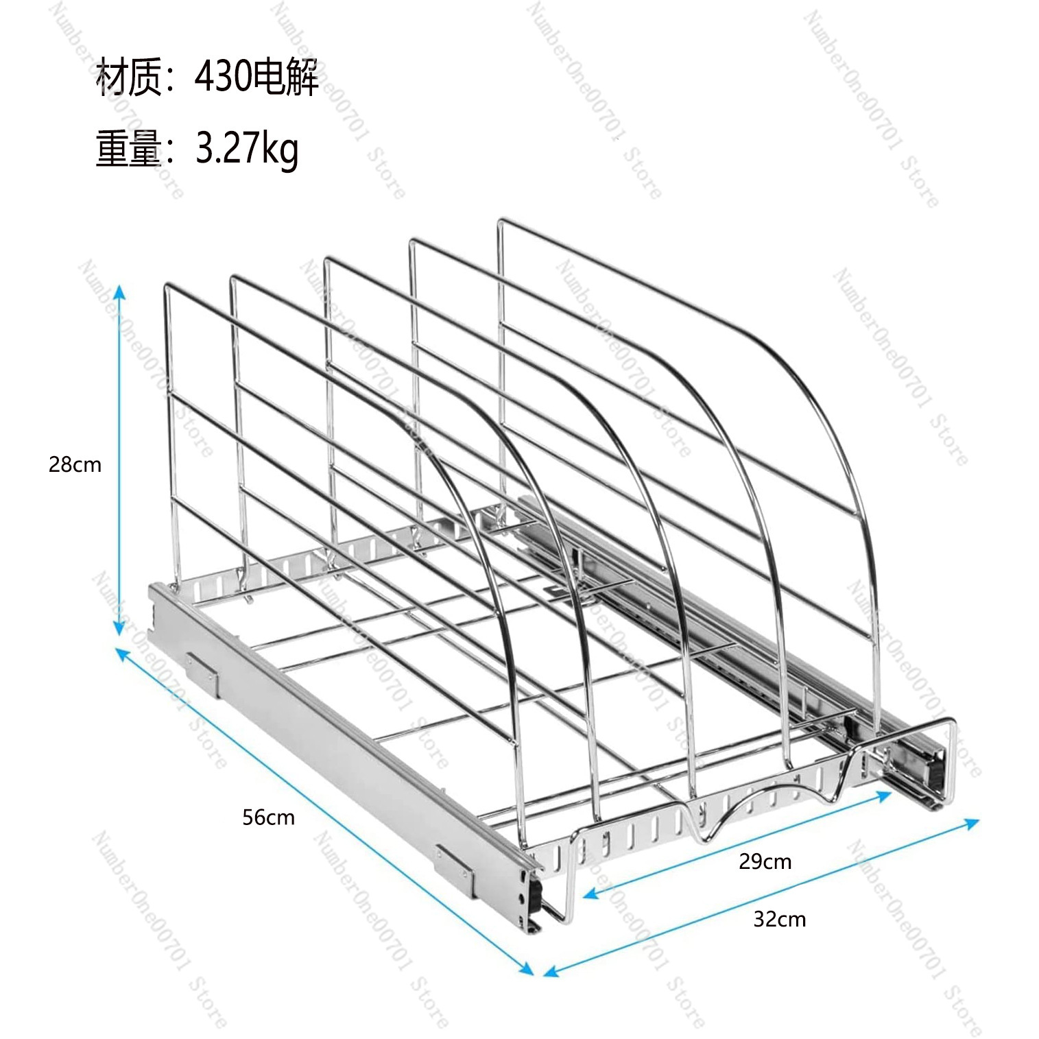 Slide-Out Kitchen Cabinet Orga - đánh giá và giá Kitchen Cabinet Baking Sheet Organizer