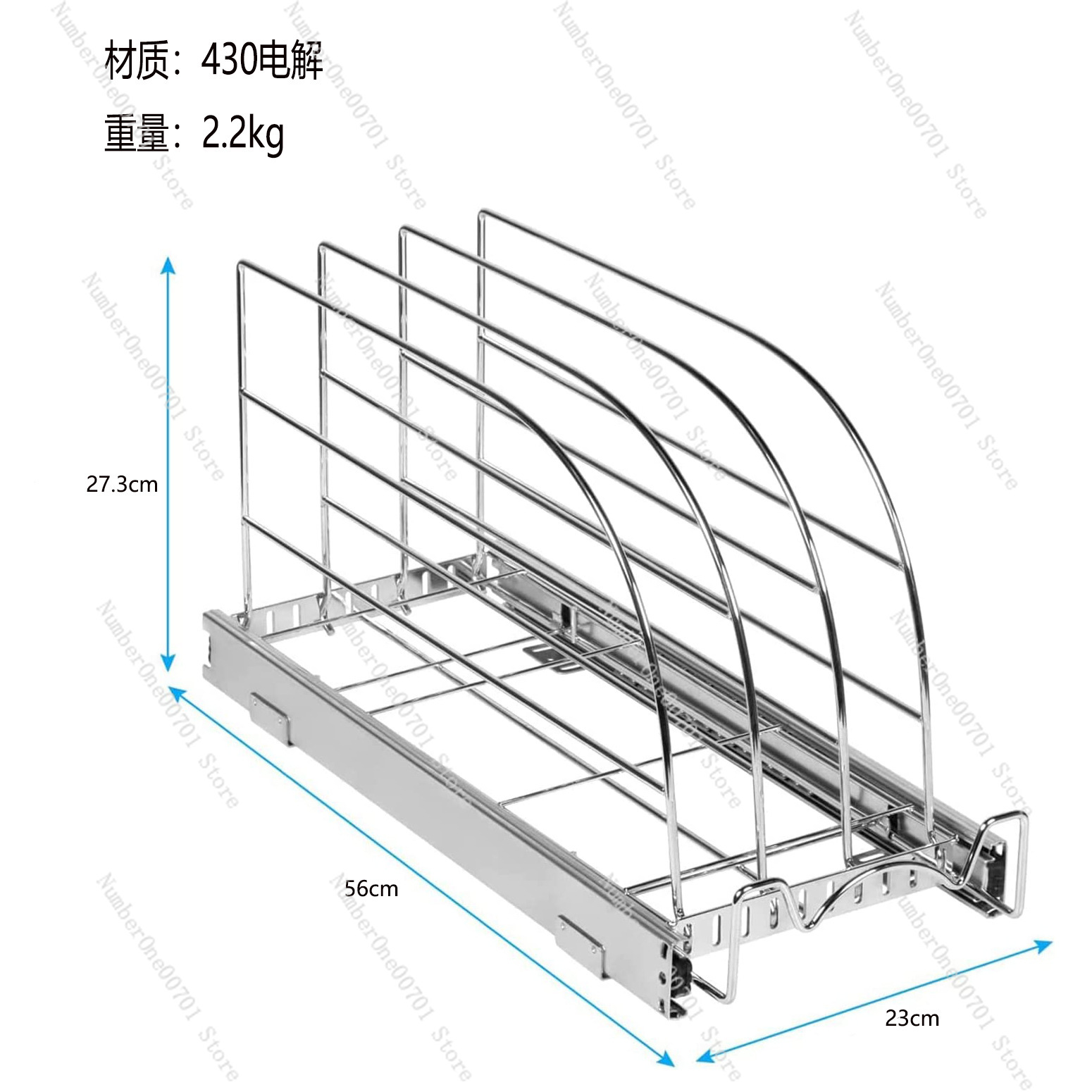 Slide-Out Kitchen Cabinet Orga - đánh giá và giá Kitchen Cabinet Baking Sheet Organizer