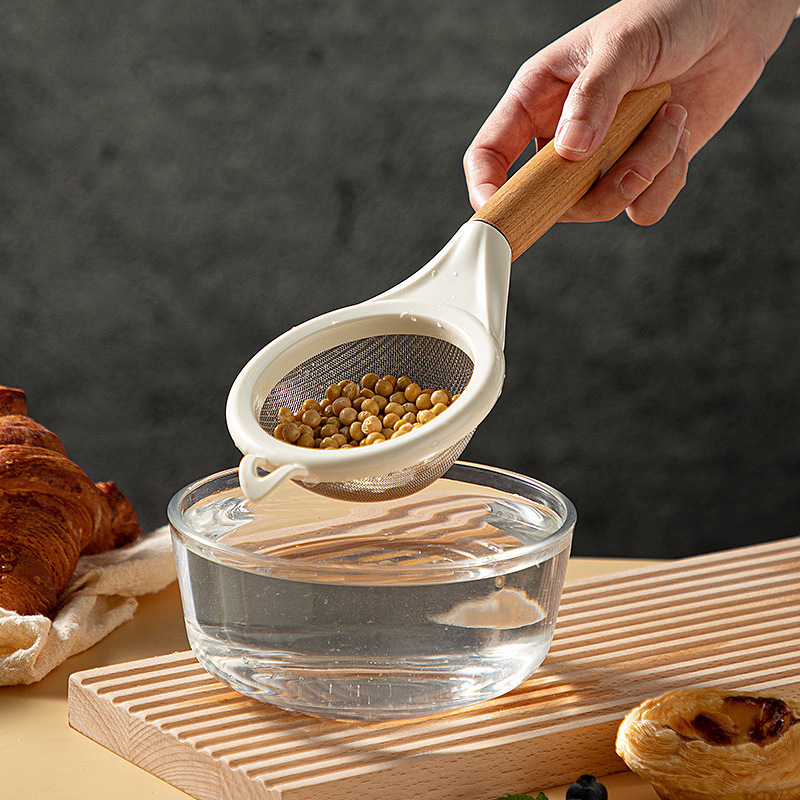 New type wooden handle flour s - đánh giá và giá Baking Powder Kitchen