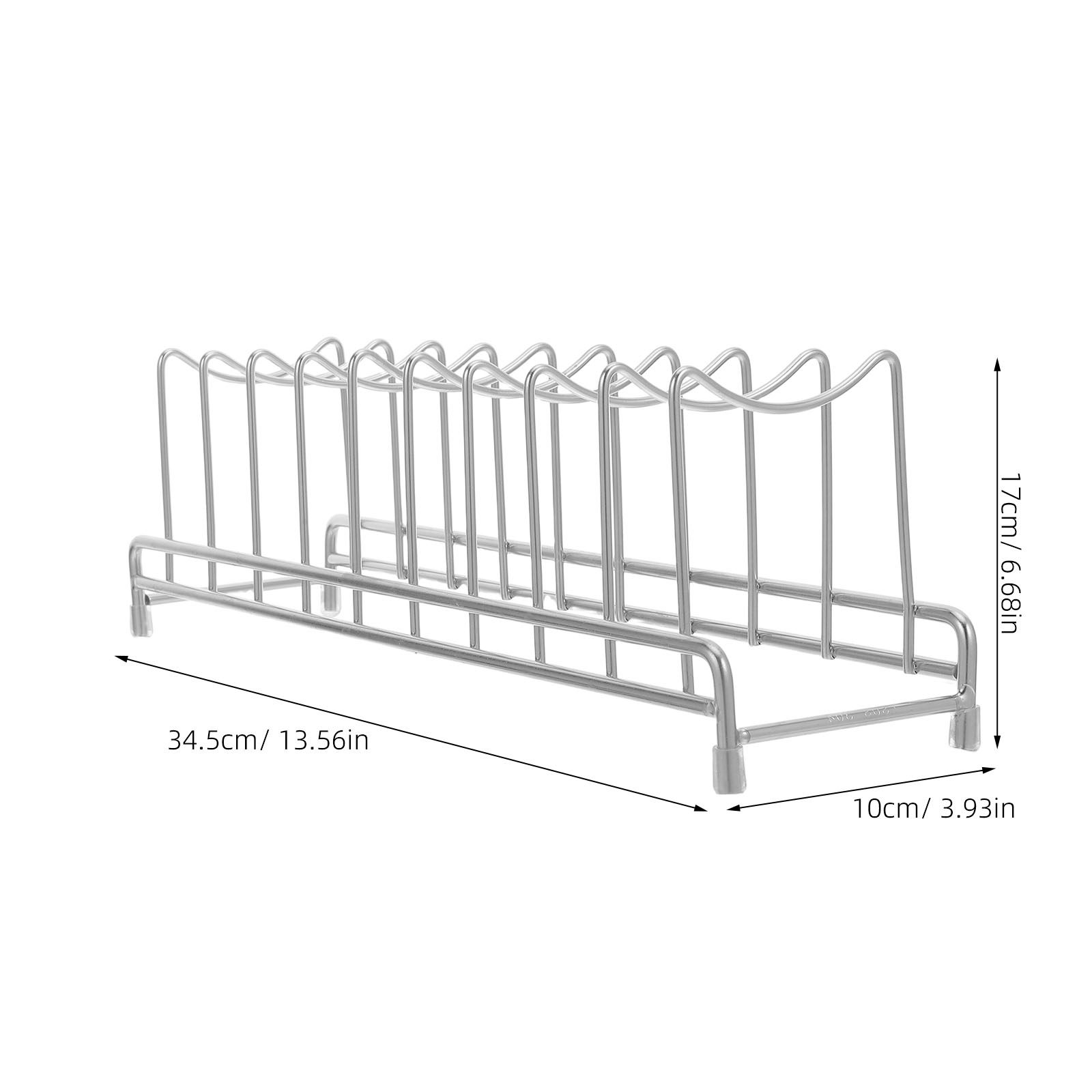 Stainless Steel 9 Section Pot  - đánh giá và giá Kitchen Cabinet Baking Sheet Organizer