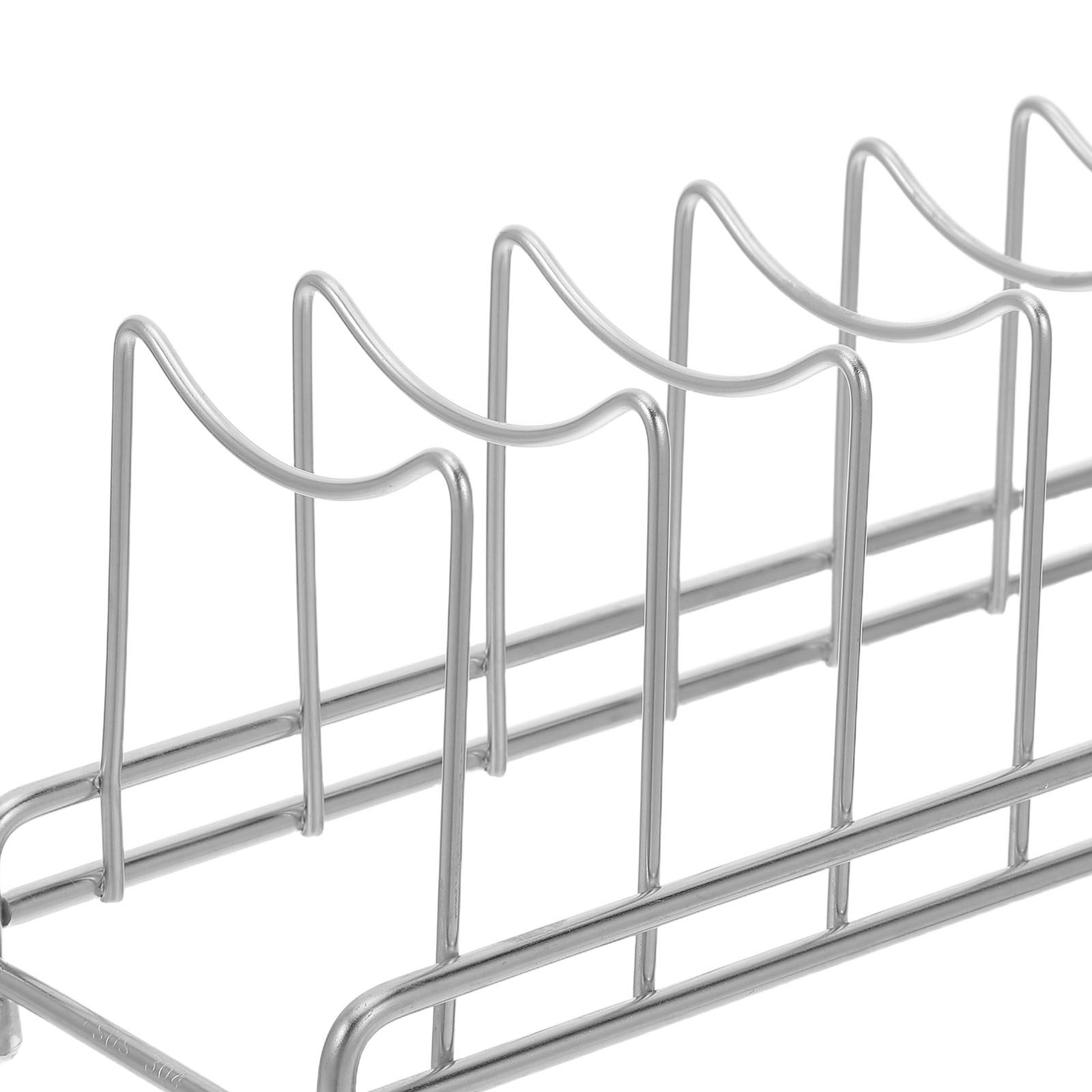 Stainless Steel 9 Section Pot  - đánh giá và giá Kitchen Cabinet Baking Sheet Organizer
