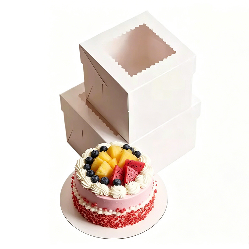 2/4/6PCS White Bakery Boxes wi - đánh giá và giá Kitchen Baking Tools