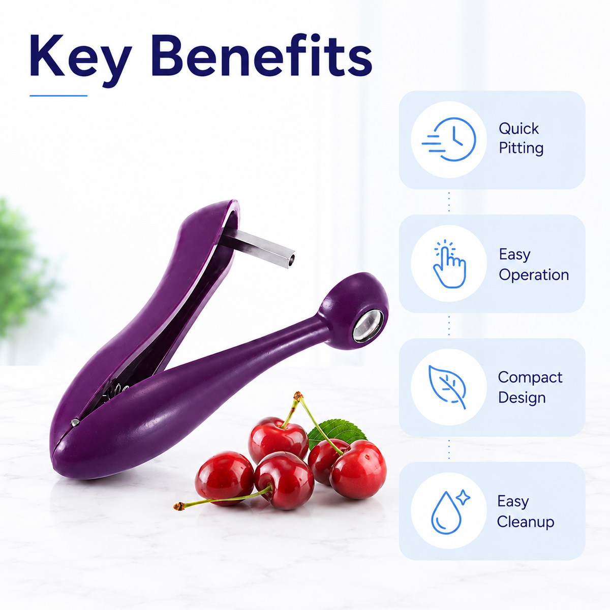 Cherry Kernel Remover Handheld - đánh giá và giá Kitchen Baking Tools