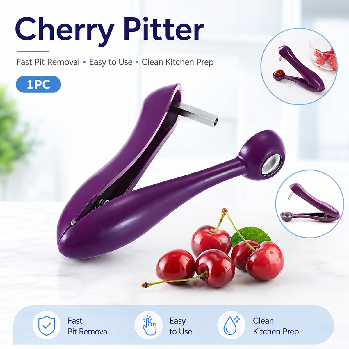 Cherry Kernel Remover Handheld - đánh giá và giá Kitchen Baking Tools