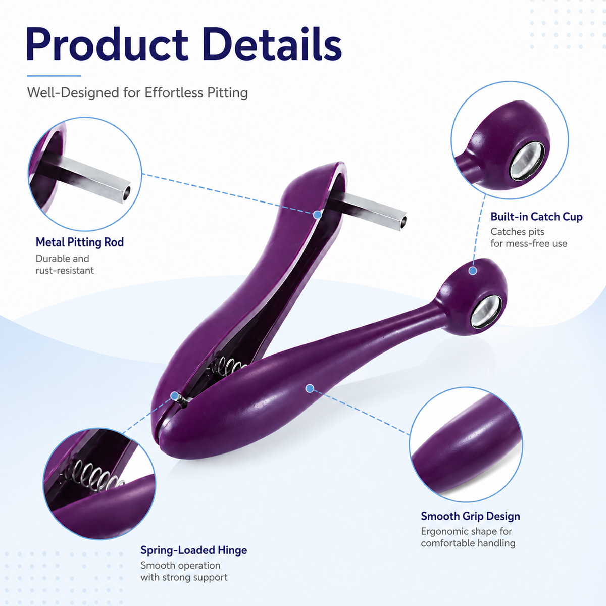 Cherry Kernel Remover Handheld - đánh giá và giá Kitchen Baking Tools