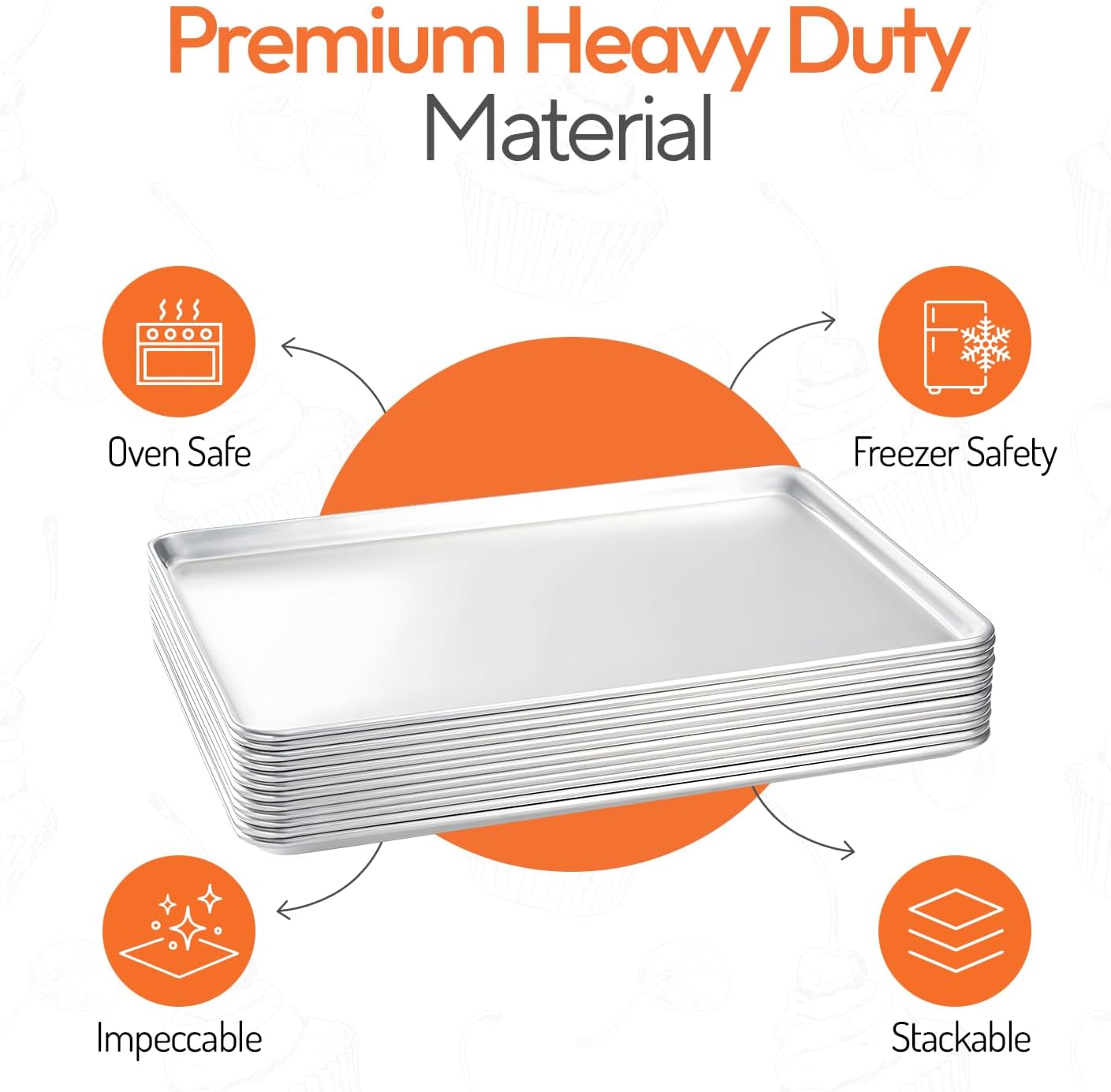 Full Size Commercial Aluminum  - đánh giá và giá Kitchen Baking Sheets