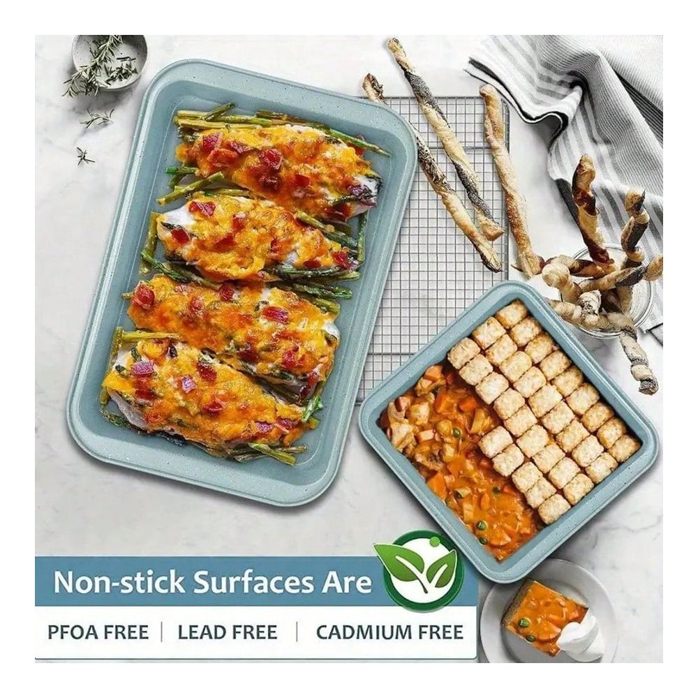 10 Piece Bakeware Set, NonStic - đánh giá và giá Kitchen Baking Sheets