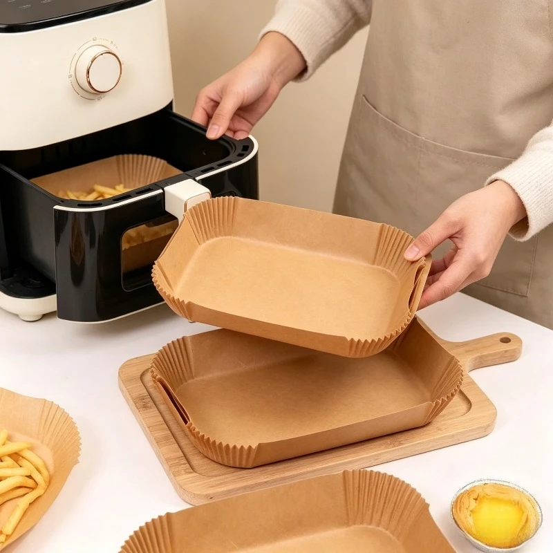 Rectangle Air Fryer Liners - F - đánh giá và giá Kitchen Baking Paper