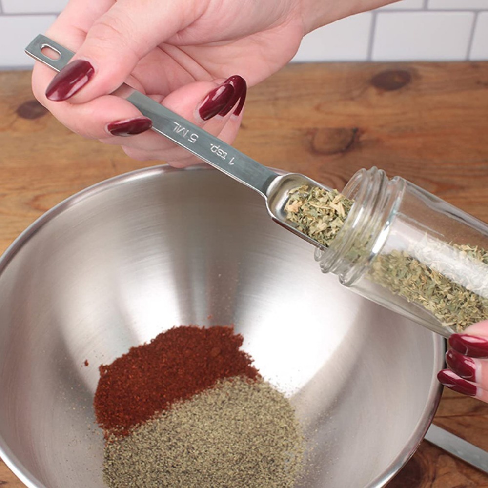 6Pcs Stainless Steel Measuring - đánh giá và giá Baking Powder Kitchen