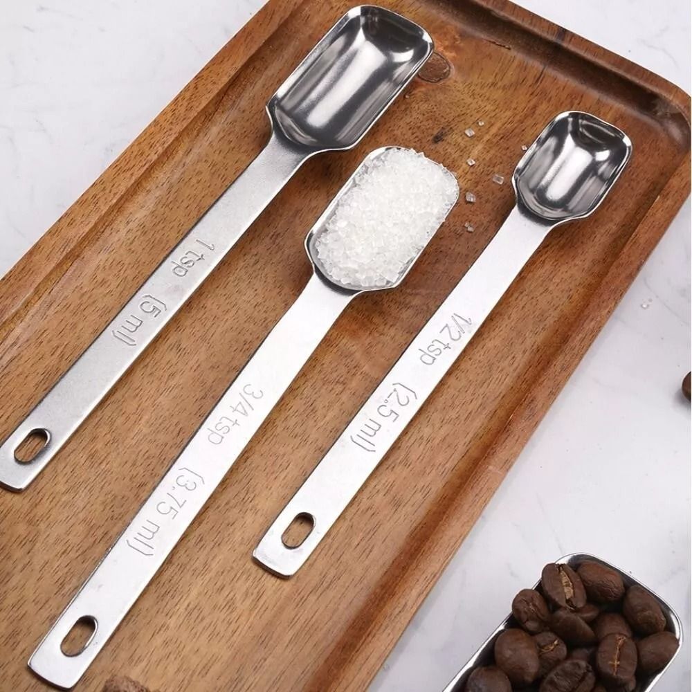 6Pcs Stainless Steel Measuring - đánh giá và giá Baking Powder Kitchen