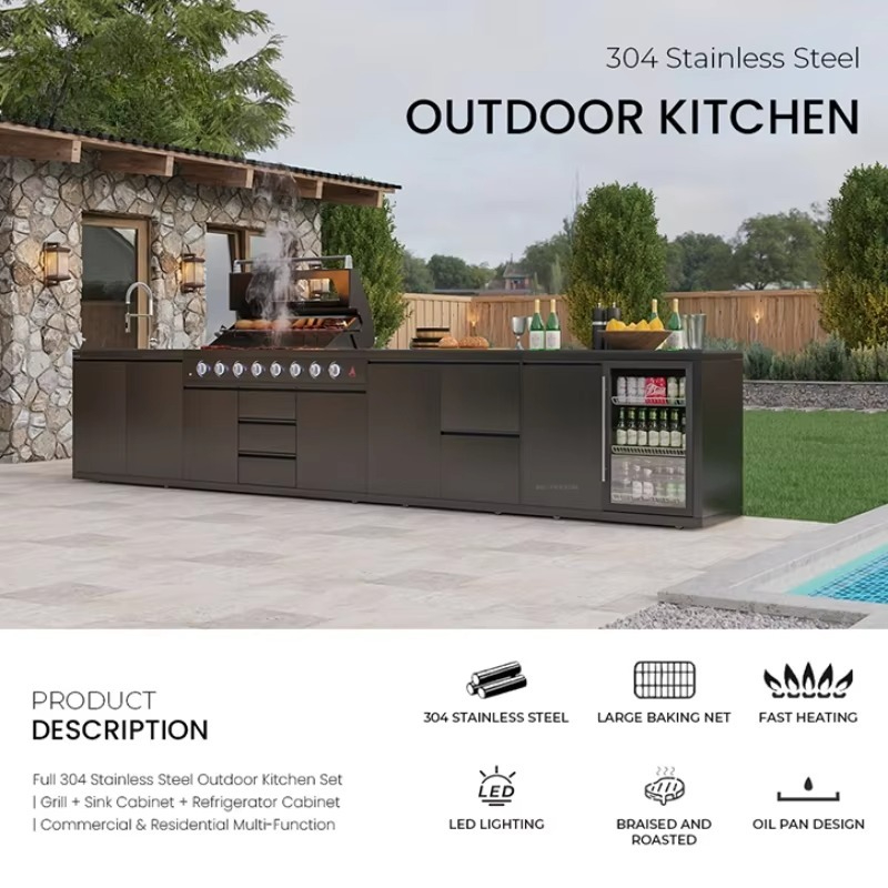 Outdoor Kitchen BBQ Station 30 - đánh giá và giá Kitchen Baking Station