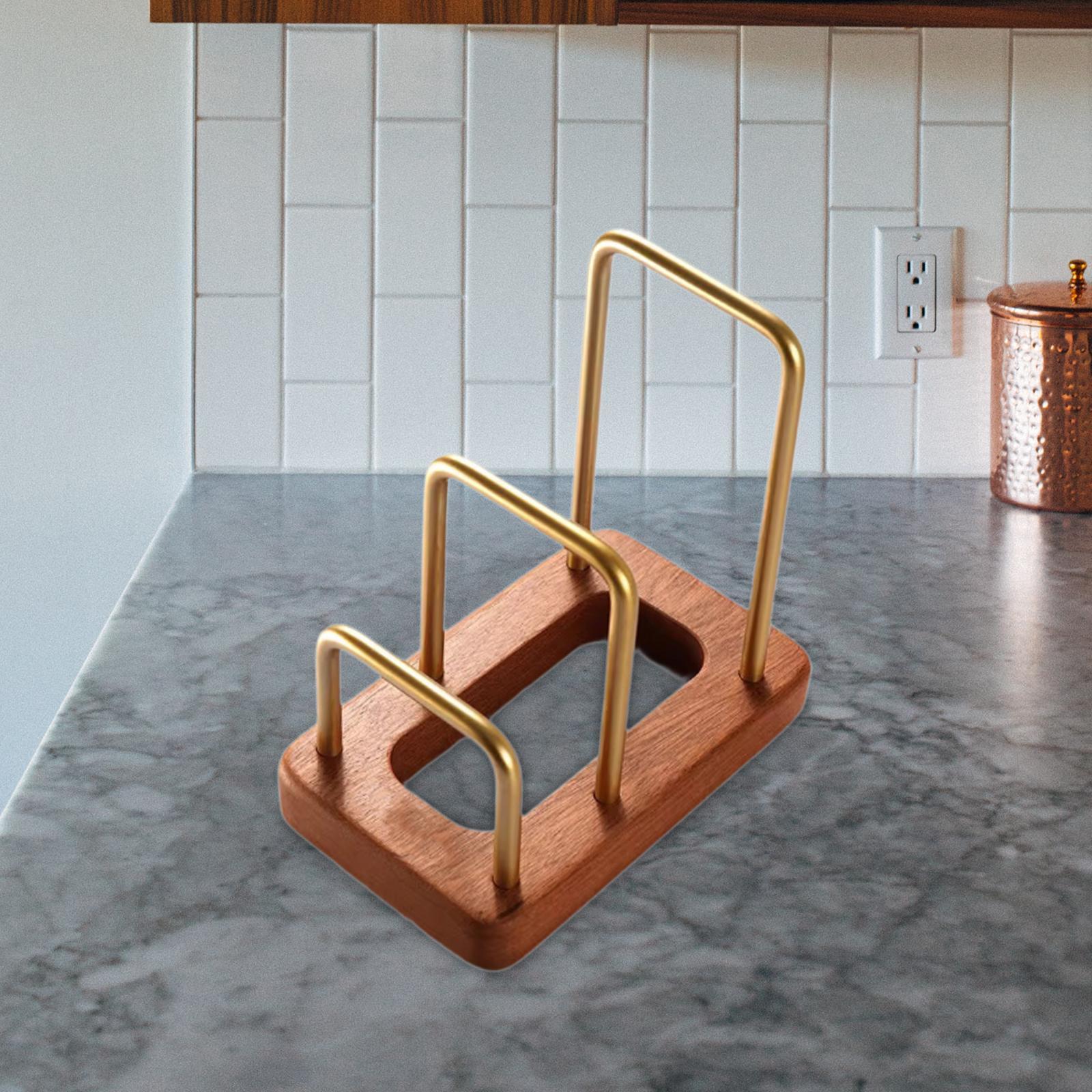 Cutting Board Rack Pot Lid Rac - đánh giá và giá Kitchen Cabinet Baking Sheet Organizer